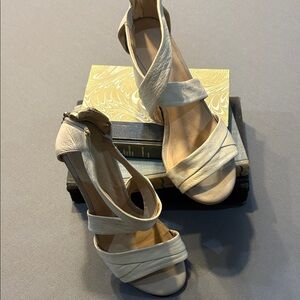 Chic Cream Strappy Heels